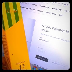 C.lavie essential.19 day cream brand new